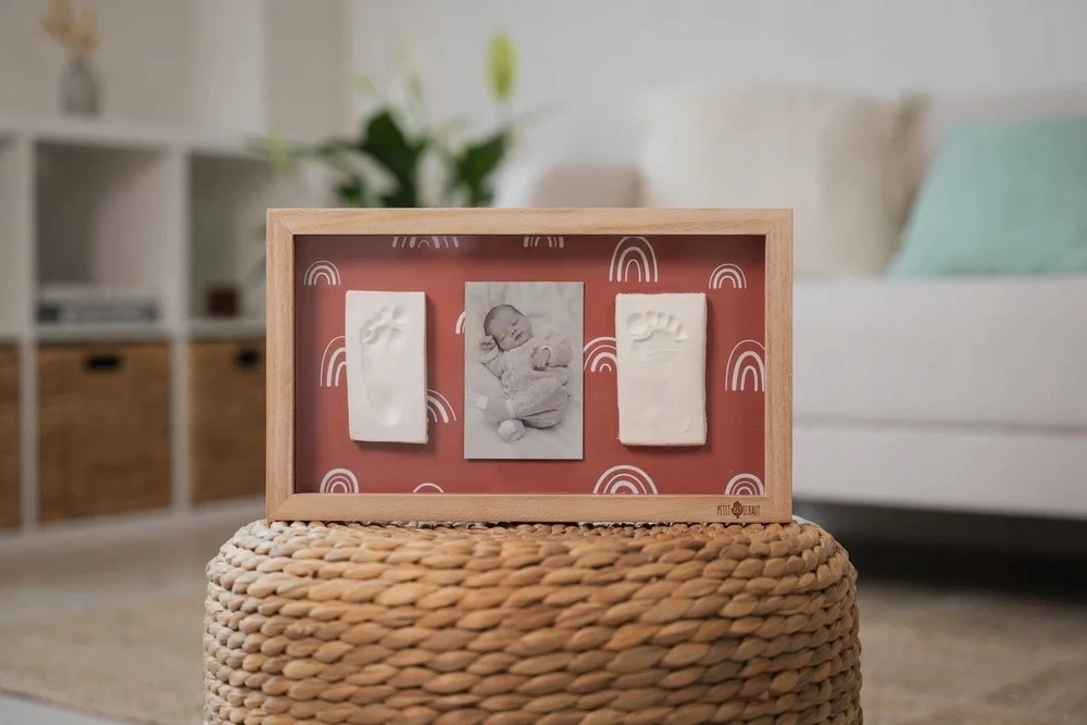 Home Styling Collection „Petit Artichaut“ rėmelis dviem paveikslams ir nuotraukai – vaivorykštė