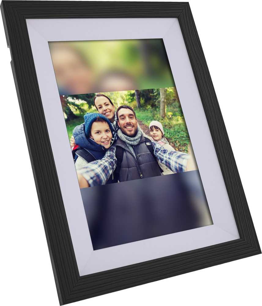 Nuotraukų rėmelis Ramka InLine ®, skaitmeninė WiFi nuotraukų ramka WiFRAME 2, 10.1'', 1920x1200 16:10 LCD IPS jutiklinis ekranas, Frameo APP, balta, įskaitant 3 keičiamus išorinius rėmelius