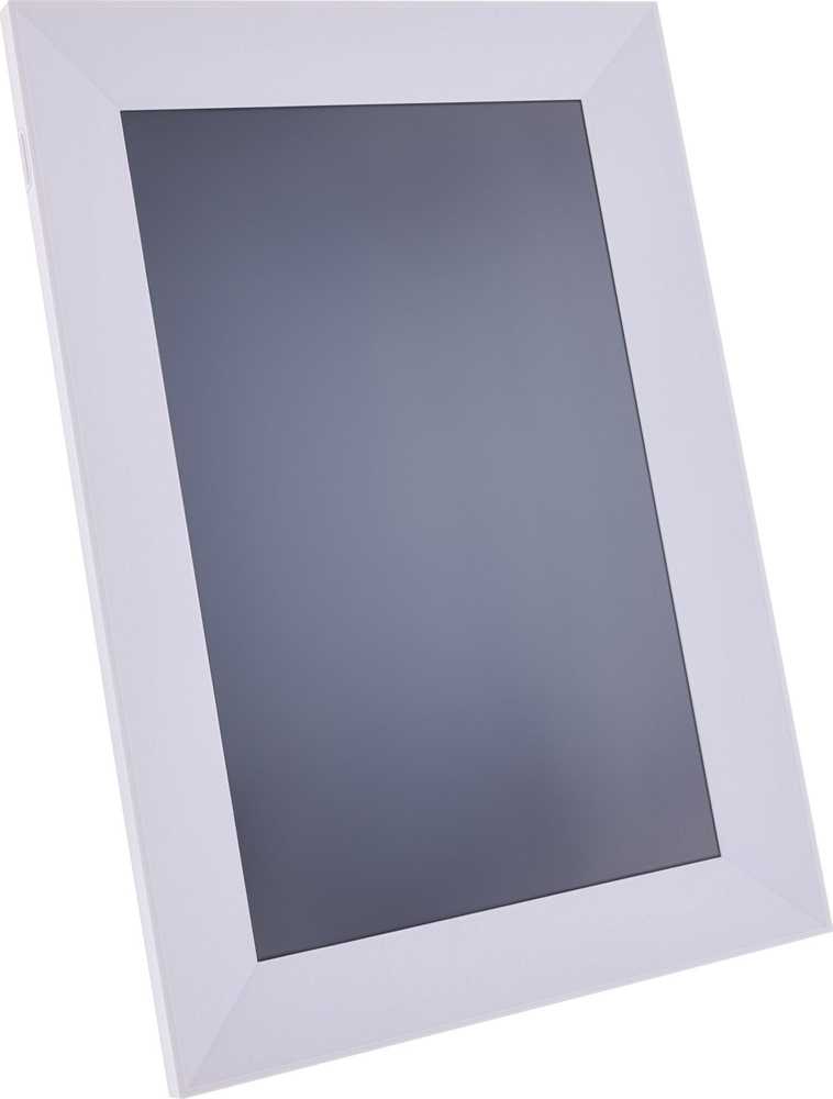 Nuotraukų rėmelis Ramka InLine ®, skaitmeninė WiFi nuotraukų ramka WiFRAME 2, 10.1'', 1920x1200 16:10 LCD IPS jutiklinis ekranas, Frameo APP, balta, įskaitant 3 keičiamus išorinius rėmelius