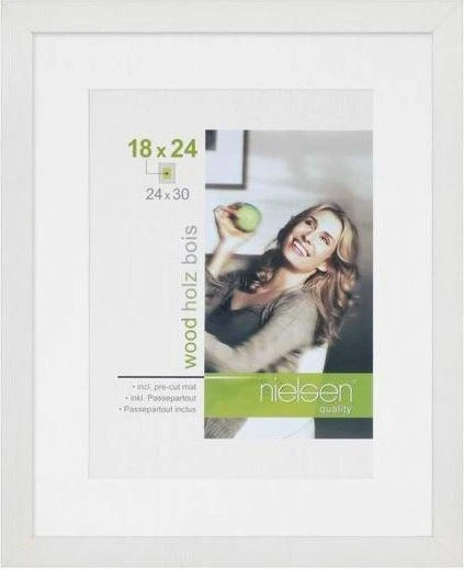 Nuotraukų rėmelis Nielsen Design Nielsen Apollon baltas 24x30 medis 8988007
