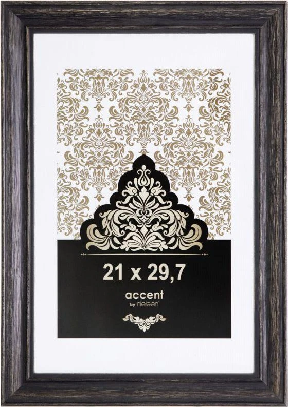 Nuotraukų rėmelis Nielsen Design Nielsen Accent Vintage 21x29,7 Mediena juoda DIN A4 3221103