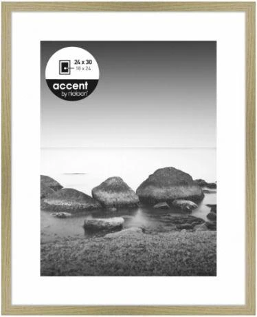 Nuotraukų rėmelis Nielsen Design Nielsen Aura ąžuolas 24x30 Mediena įsk. Passepartout 1122002
