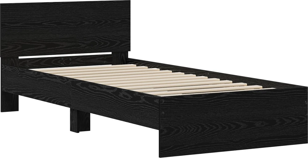 Lova Lovos Rėmas su Galvūgaliu Juodojo ąžuolo 75 x 190 cm