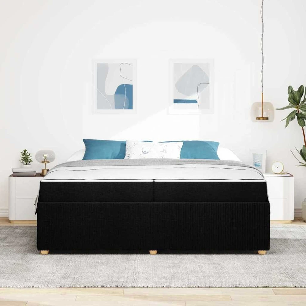Lovos rėmas Juoda 200 x 200 cm audinys