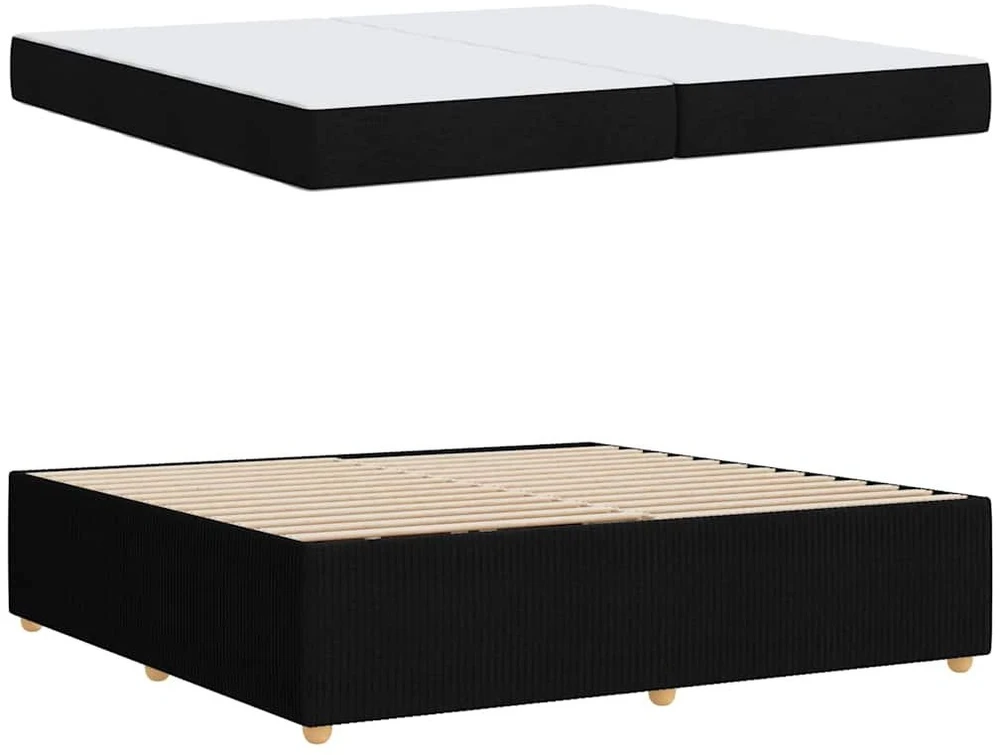 Lovos rėmas Juoda 200 x 200 cm audinys