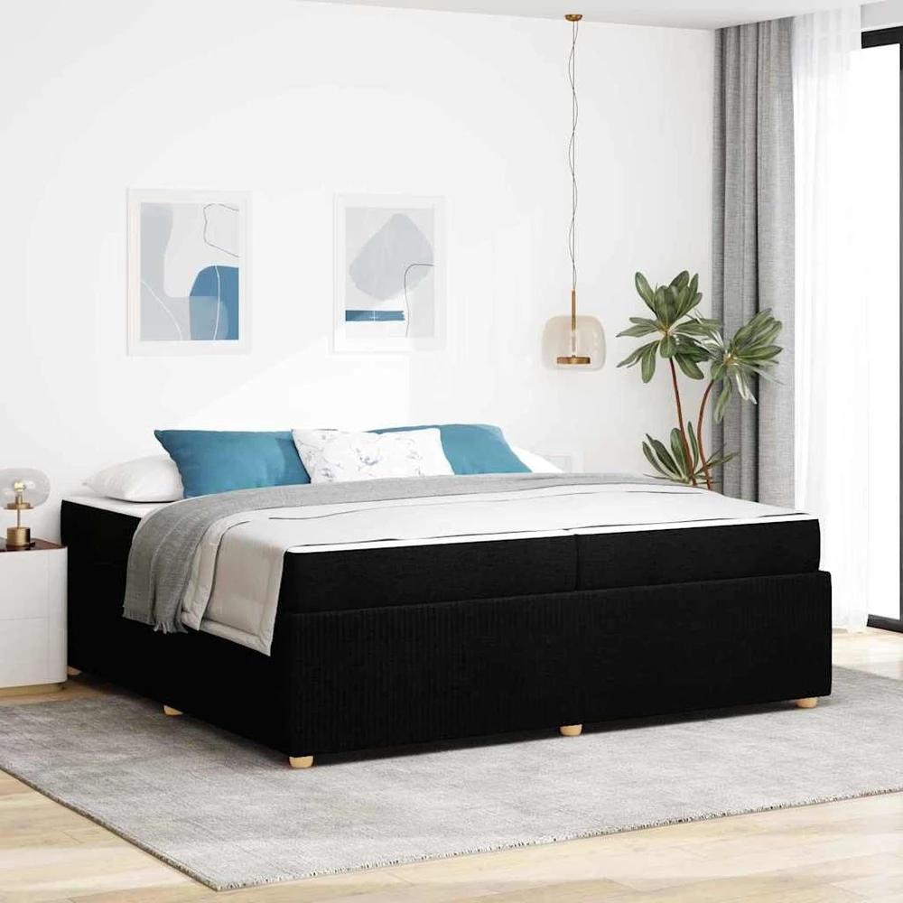 Lovos rėmas Juoda 200 x 200 cm audinys