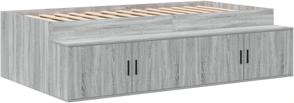 Lovos rėmas Pilkas Sonoma 90 x 200 cm Apdirbta mediena