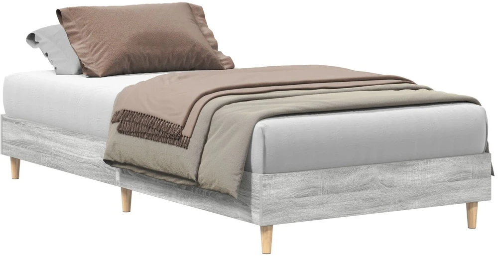 Lova Lovos rėmas Pilkas Sonoma 203 x 93 x 25 cm Apdirbta mediena