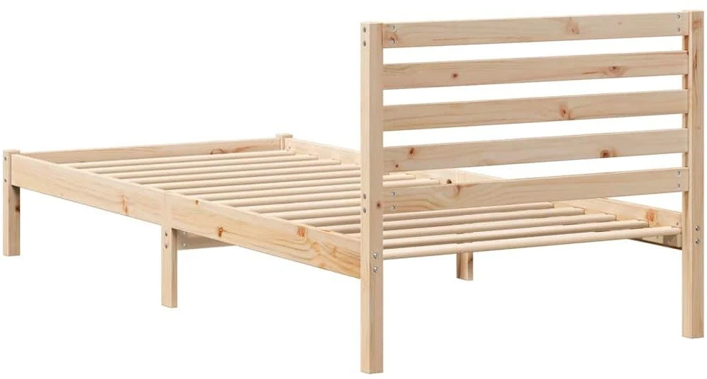 Lova Lovos rėmas Ruda 100 x 220 cm Kietos pušies mediena