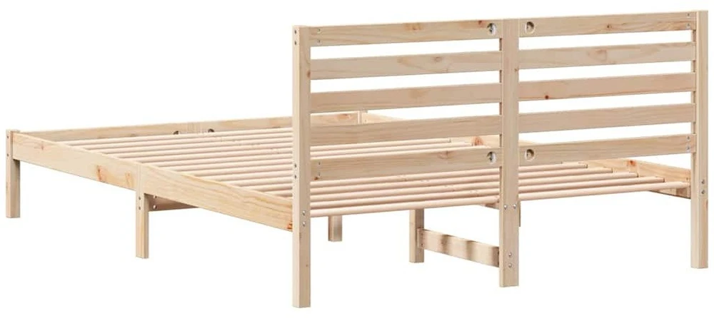 Lova Lovos rėmas Ruda 140 x 210 cm Kietos pušies mediena