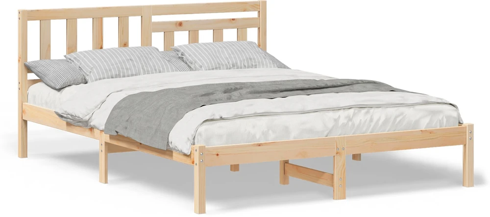 Lovos rėmas Ruda 150 x 200 cm Kietos pušies mediena