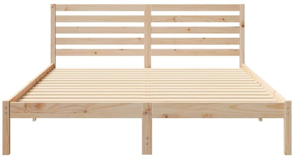 Lova Lovos rėmas Ruda 160 x 220 cm Kietos pušies mediena