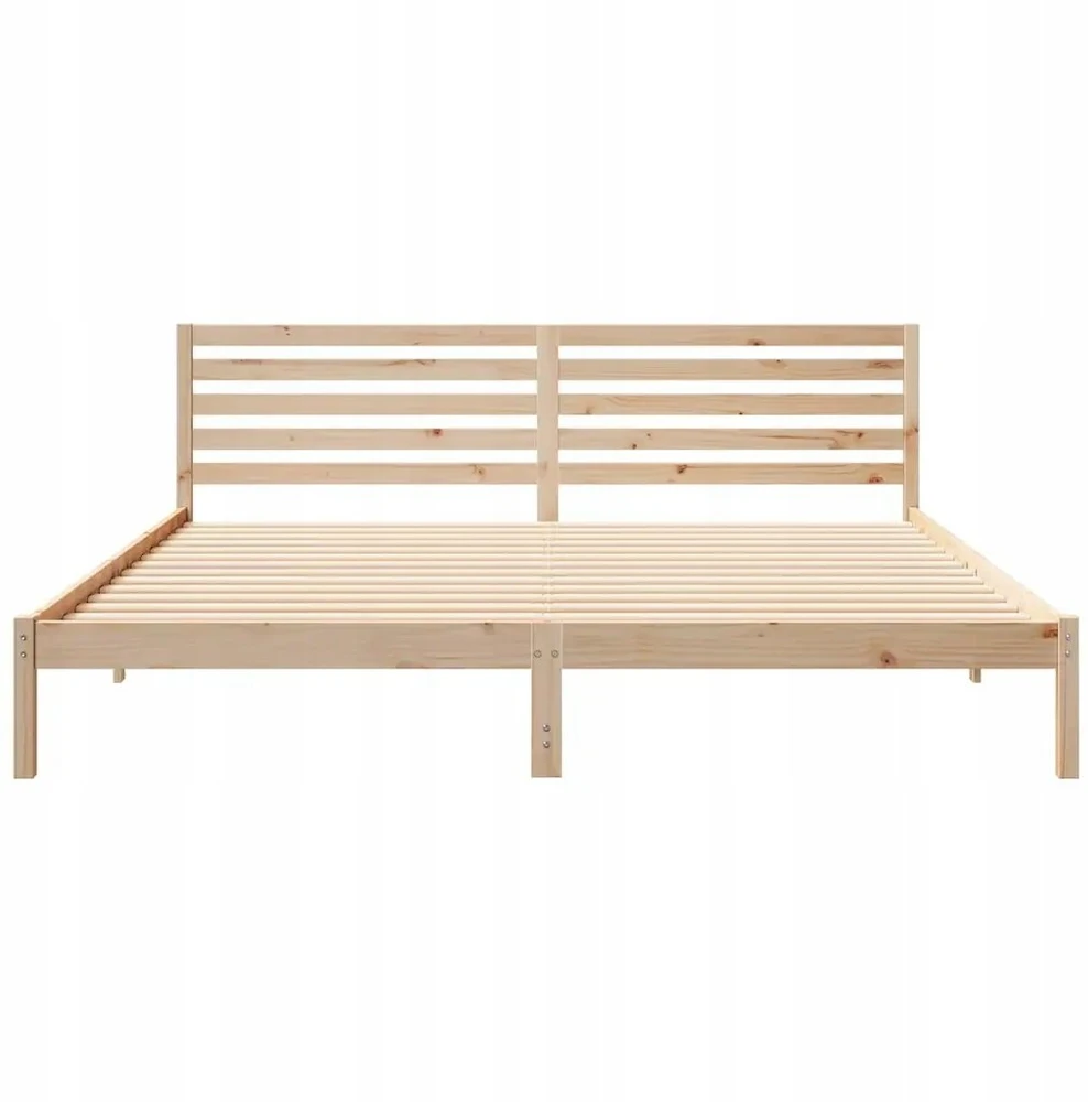 Lova Lovos rėmas Ruda 180 x 210 cm Kietos pušies mediena