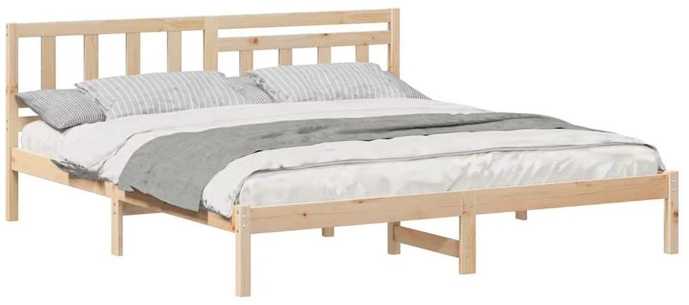 Lovos rėmas Ruda 200 x 200 cm Kietos pušies mediena