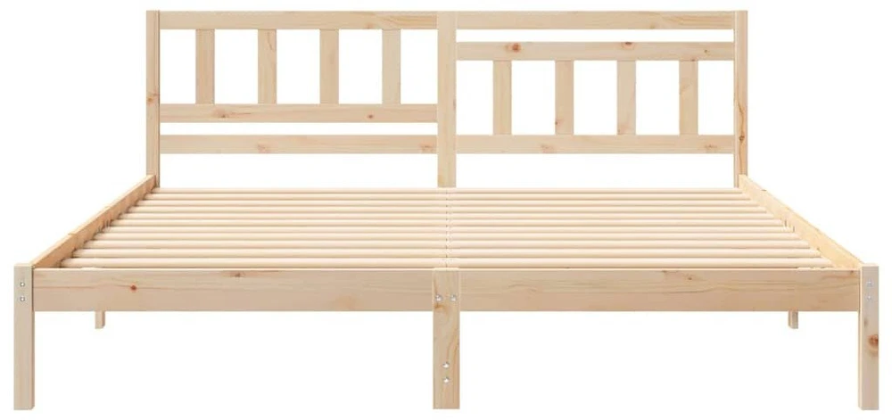 Lovos rėmas Ruda 200 x 200 cm Kietos pušies mediena