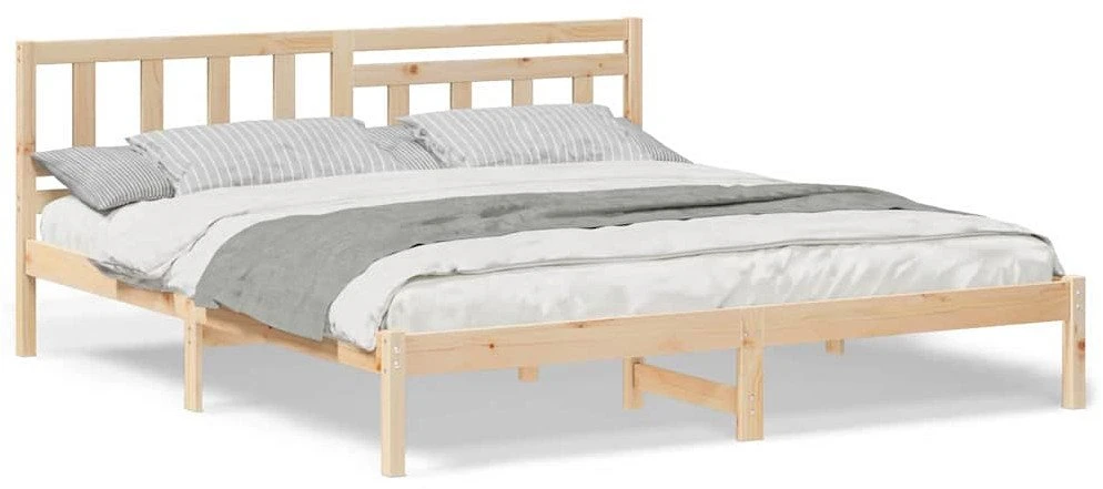 Lovos rėmas Ruda 200 x 200 cm Kietos pušies mediena