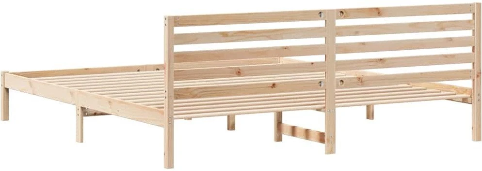 Lova Lovos rėmas Ruda 200 x 210 cm Kietos pušies mediena