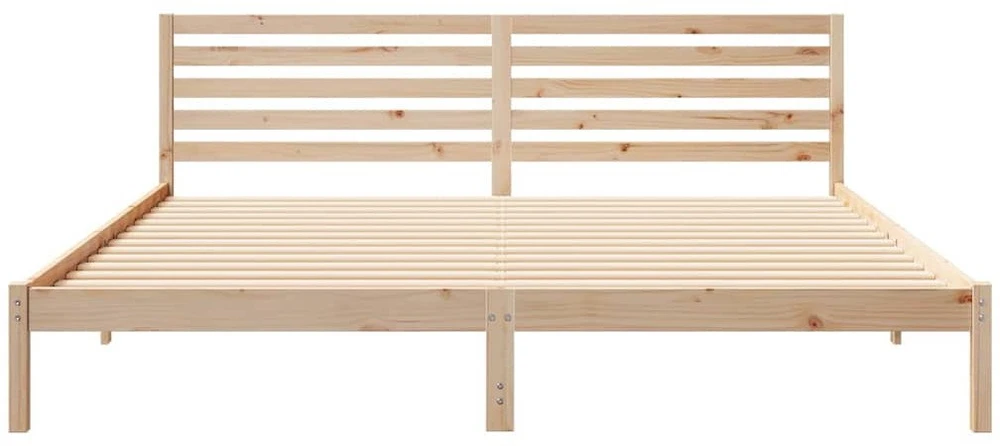 Lova Lovos rėmas Ruda 200 x 210 cm Kietos pušies mediena