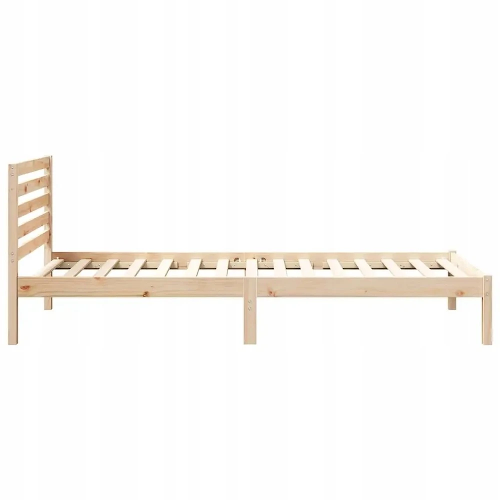 Lova Lovos rėmas Ruda 90 x 220 cm Kietos pušies mediena