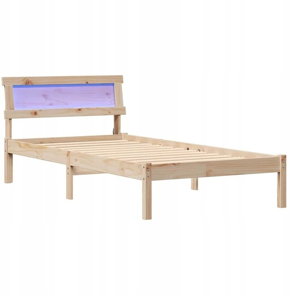 Lova Lovos rėmas Ruda 80 x 200 cm Kietos pušies mediena