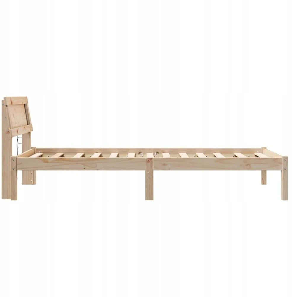 Lova Lovos rėmas Ruda 80 x 200 cm Kietos pušies mediena