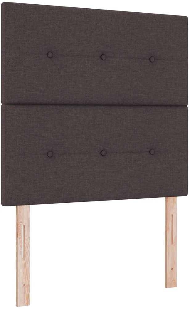 Lovos rėmas su galvūgalio Tamsiai ruda 80 x 200 cm audinys