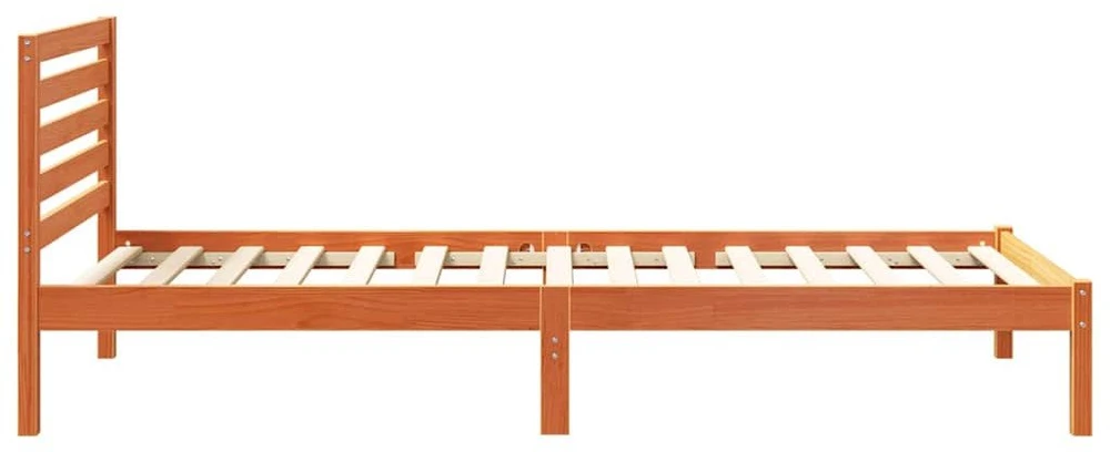 Lova Lovos rėmas Vaško ruda 100 x 220 cm Kietos pušies mediena