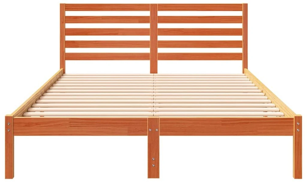 Lova Lovos rėmas Vaško ruda 140 x 210 cm Kietos pušies mediena