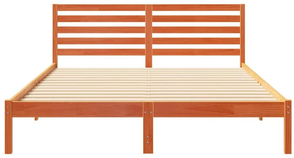 Lova Lovos rėmas Vaško ruda 160 x 210 cm Kietos pušies mediena