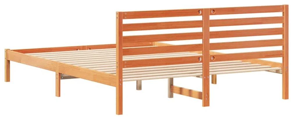 Lova Lovos rėmas Vaško ruda 160 x 210 cm Kietos pušies mediena
