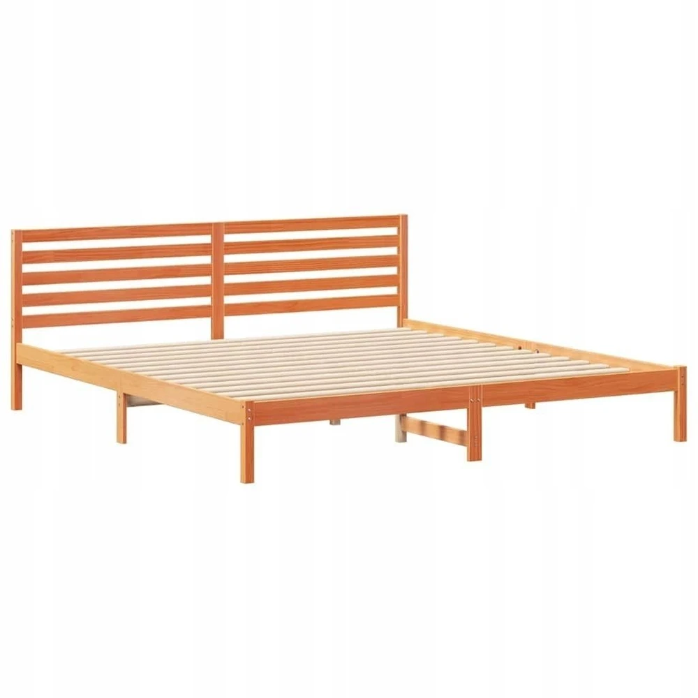Lova Lovos rėmas Vaško ruda 180 x 220 cm Kietos pušies mediena