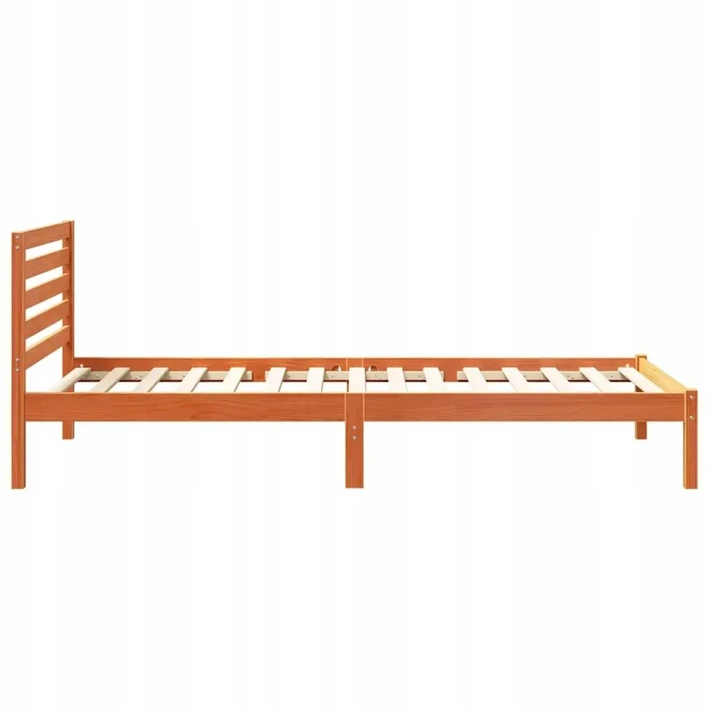 Lova Lovos rėmas Vaško ruda 80 x 220 cm Kietos pušies mediena