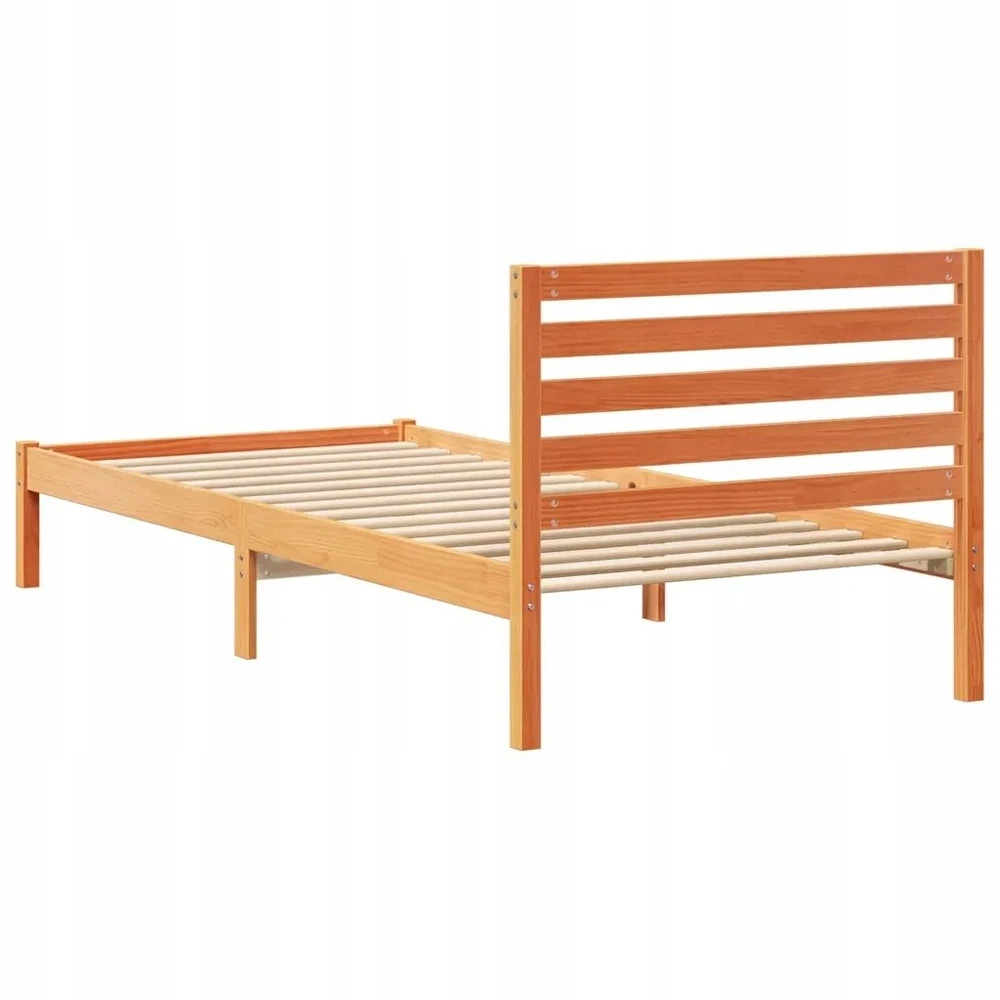 Lova Lovos rėmas Vaško ruda 80 x 220 cm Kietos pušies mediena