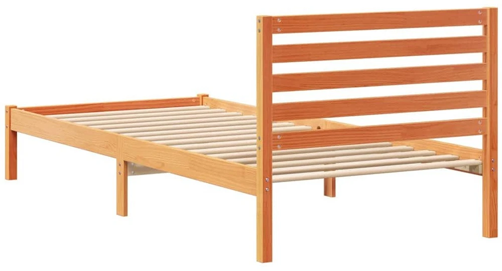 Lova Lovos rėmas Vaško ruda 90 x 210 cm Kietos pušies mediena