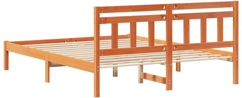 Lovos rėmas Ruda 150 x 200 cm Kietos pušies mediena