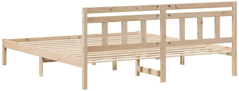 Lovos rėmas Ruda 200 x 200 cm Kietos pušies mediena