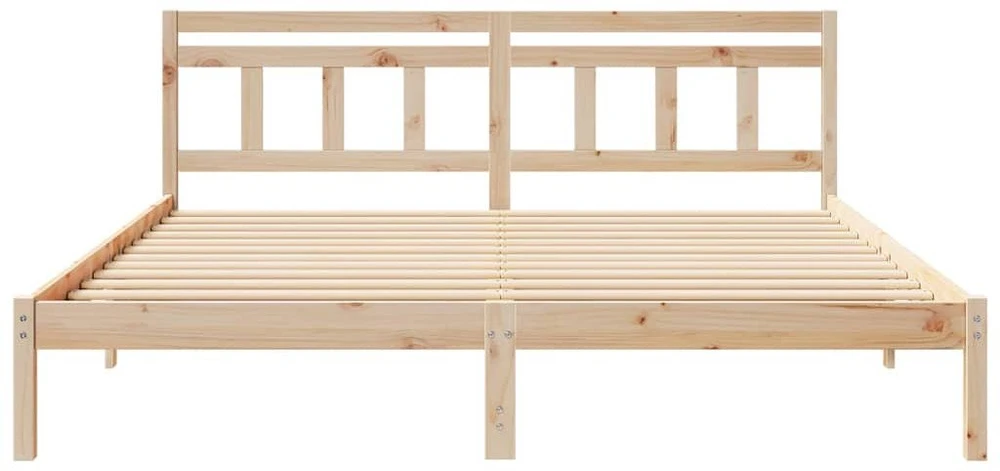 Lovos rėmas Ruda 200 x 200 cm Kietos pušies mediena