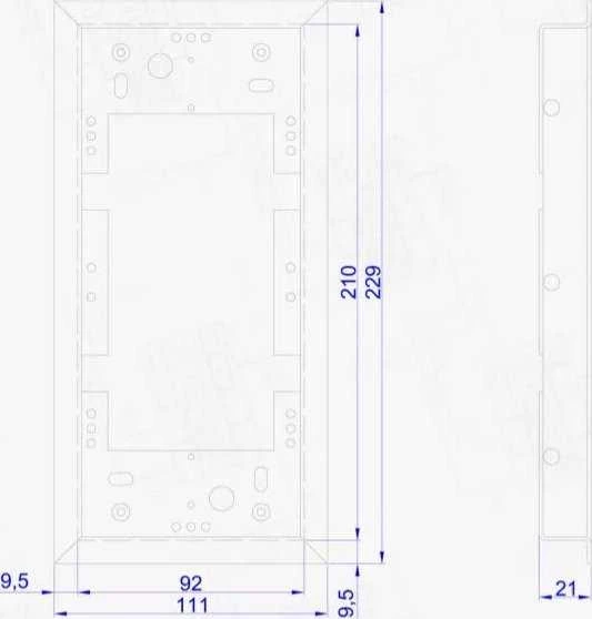 Frame ĮPLAUJAMAS RĖMAS CDN-R2-M ACO