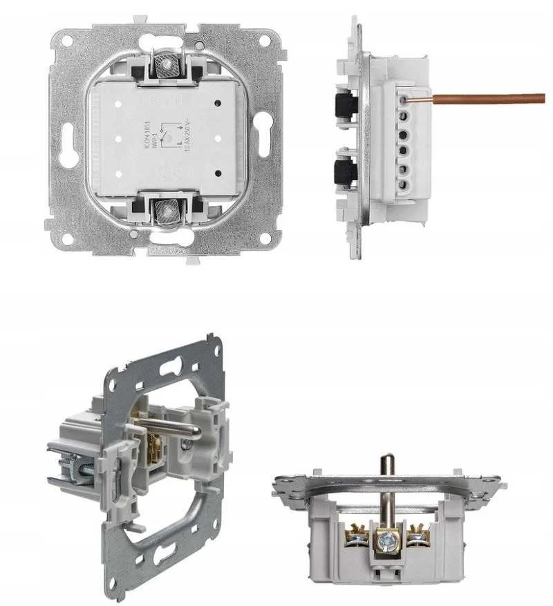 Karlik Elektrotechnik 0-0-IRSO-1 ICON Universalus vienas apvalus rėmas - stiklo efektas (rėmas: baltas dugnas: baltas) 0-0-IRSO-1