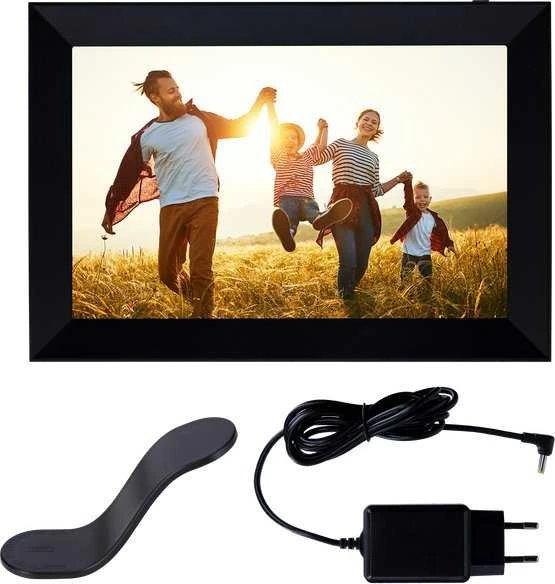 „Rollei“ – išmanesnis nuotraukų rėmelis – 10 colių įstrižainė – WIFI – programėlės valdymas – modelis 103 – juodas