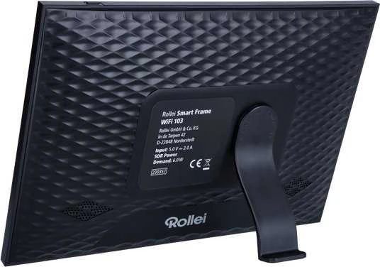 „Rollei“ – išmanesnis nuotraukų rėmelis – 10 colių įstrižainė – WIFI – programėlės valdymas – modelis 103 – juodas