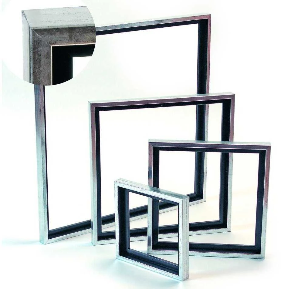 Ramka SmartMax Svæveramme træ antik-silverlook 30x90