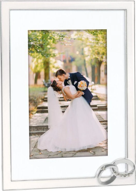 Nuotraukų rėmelis ZEP Mariage 10x15 metalinės portretinės vestuvės P9246