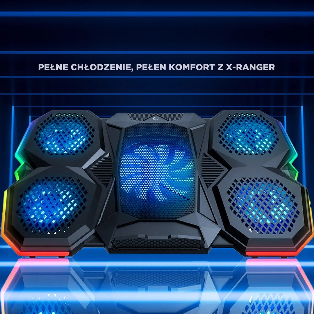 Rampage X-RANGER 9-17" RGB reguliuojamas
