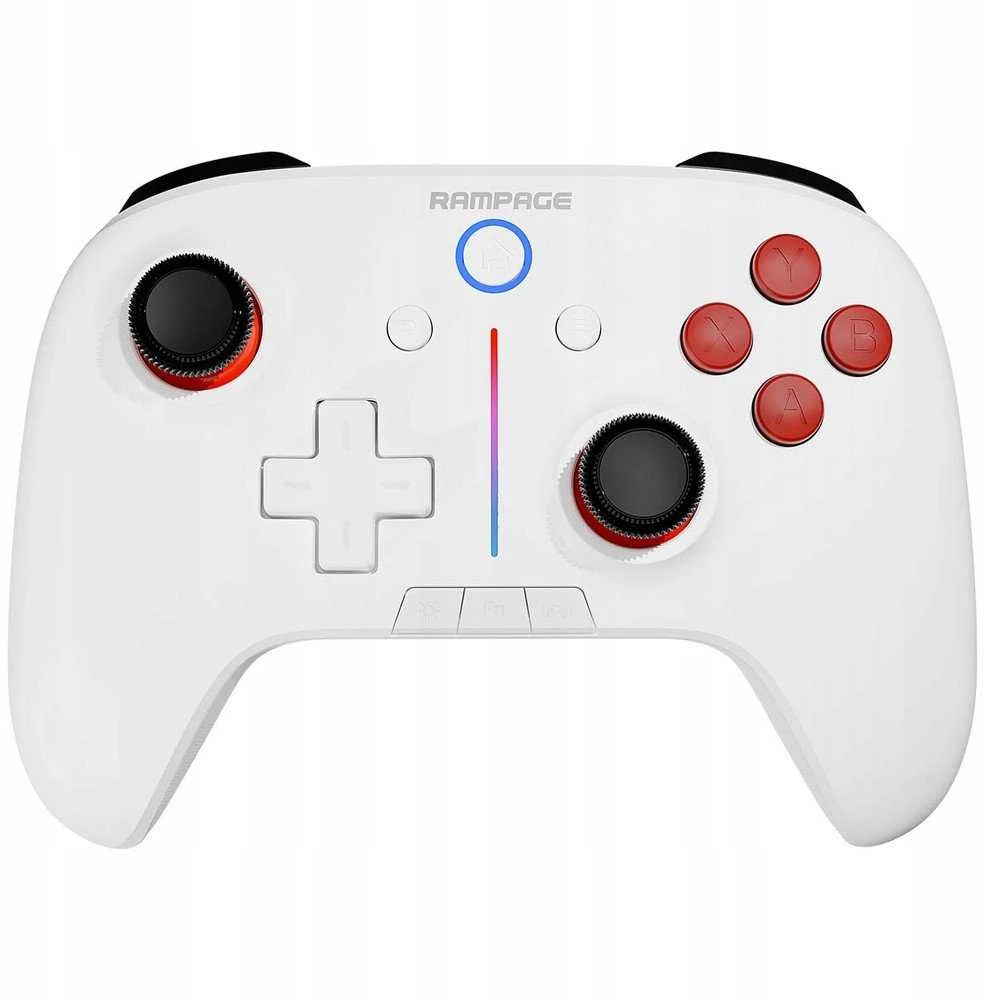 „Rampage Hydra Pro Pad“ ausinės RGB 2.4G, su baltomis magnetinėmis gaiduko galvutėmis