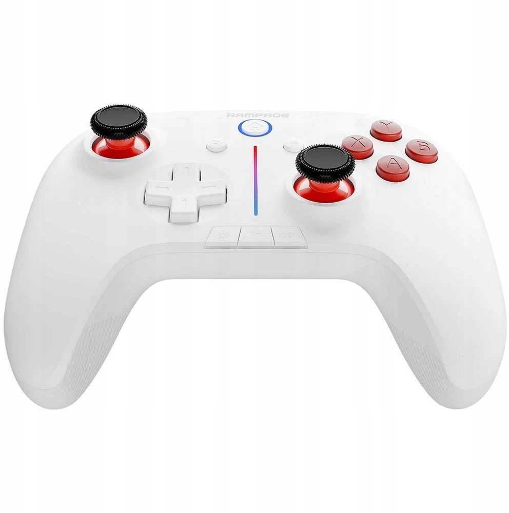 „Rampage Hydra Pro Pad“ ausinės RGB 2.4G, su baltomis magnetinėmis gaiduko galvutėmis