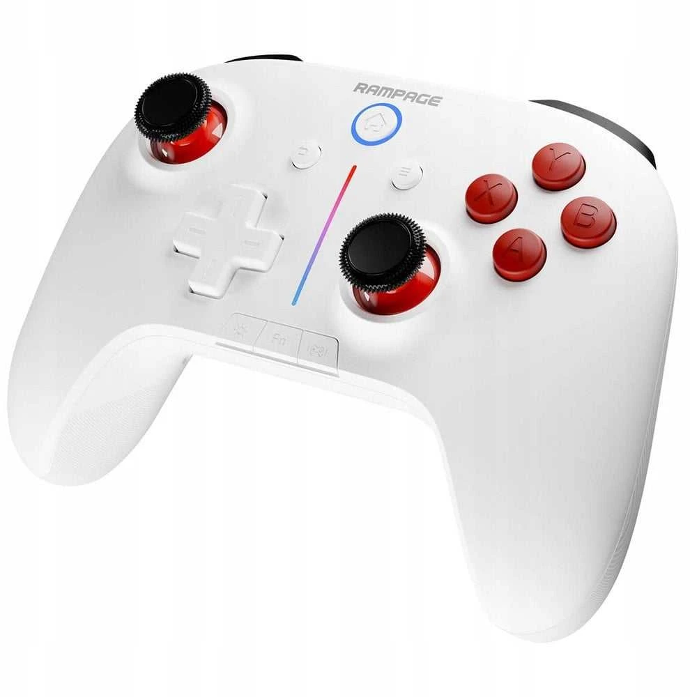 „Rampage Hydra Pro Pad“ ausinės RGB 2.4G, su baltomis magnetinėmis gaiduko galvutėmis