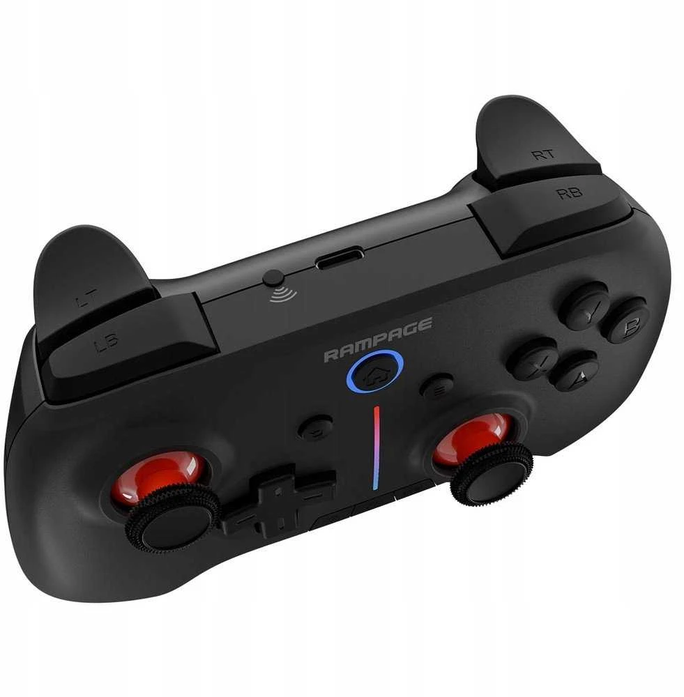 „Rampage Hydra Pro Pad“ kilimėlis RGB 2.4G, juodas, magnetiniai paleidikliai su įkrovimo stotele