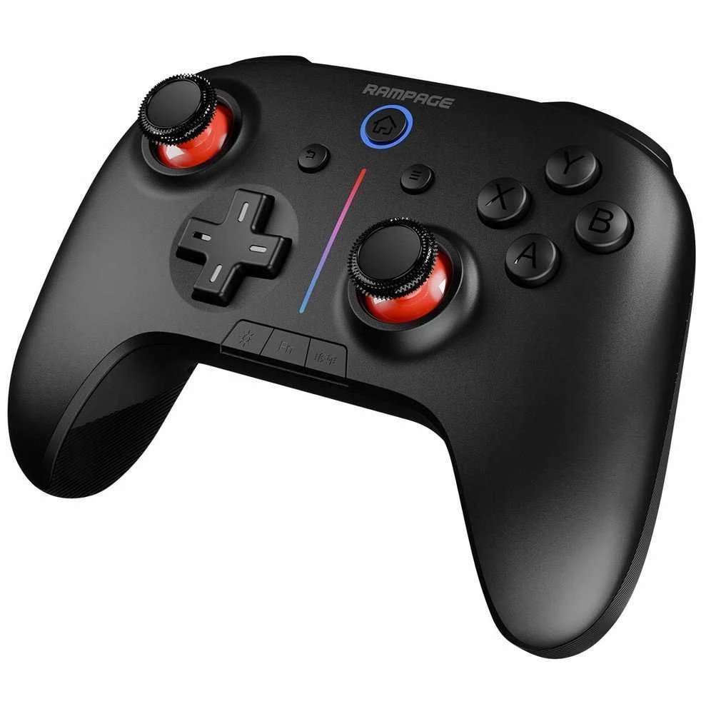 „Rampage Hydra Pro Pad“ kilimėlis RGB 2.4G, juodas, magnetiniai paleidikliai su įkrovimo stotele