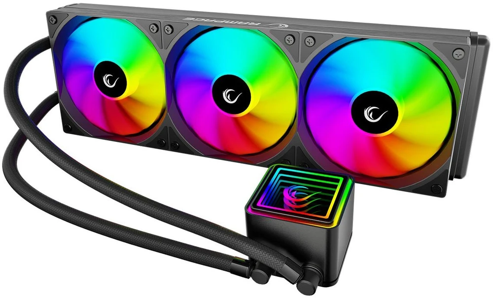 CPU AUŠINTUVAS RAMPAGE INFINITE V360 Juodas ARGB LGA1700/1851/AM5 360mm Liquid Cooler